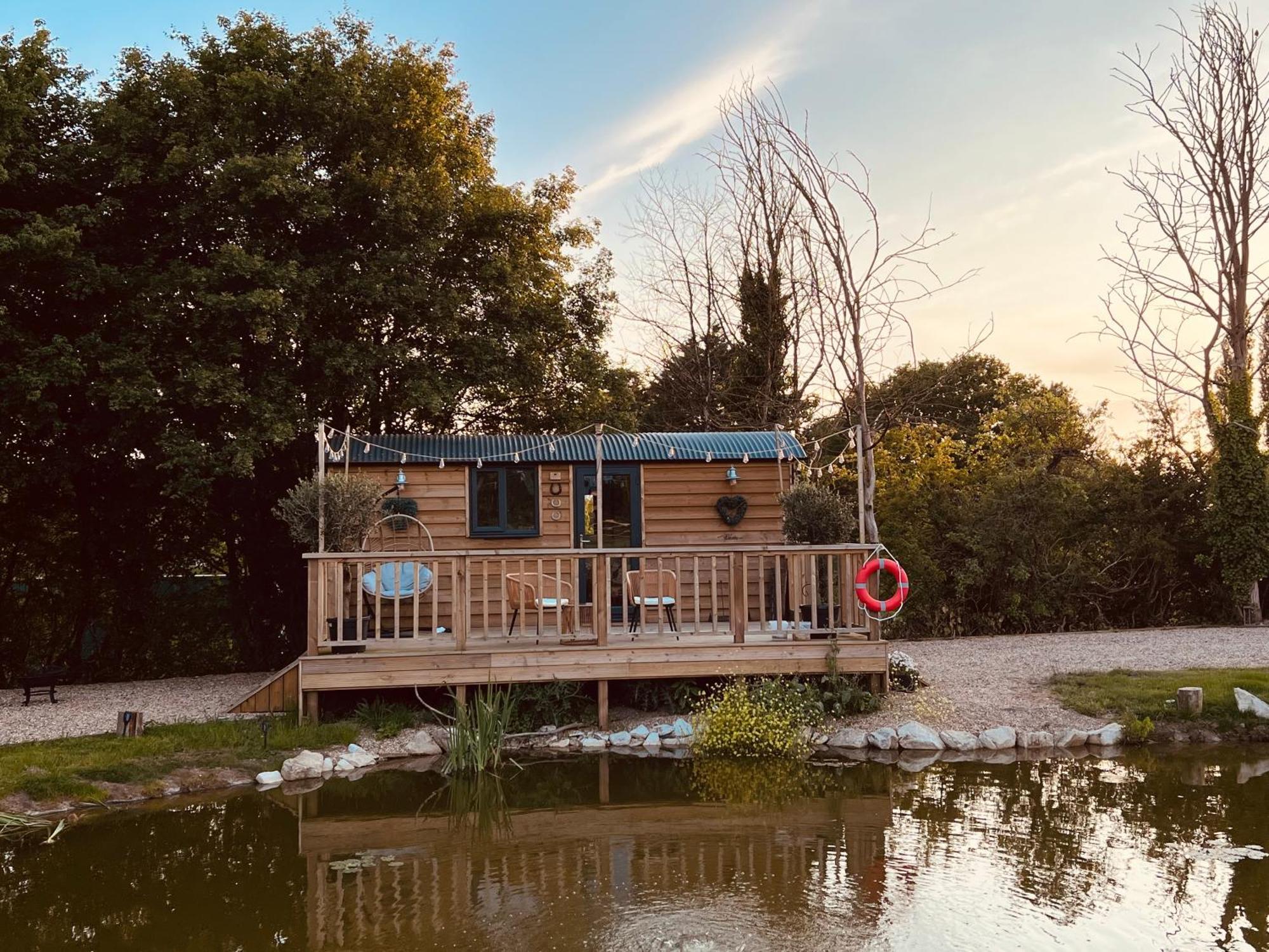 Rusty Duck Retreat Shepherds Hut Shedfield Екстер'єр фото
